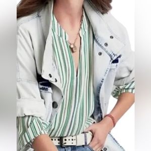 Cabi Striped Blouse item 5893 size medium